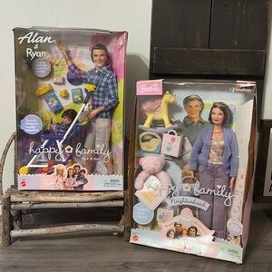 VINTAGE Barbie Happy Family Neighborhood Grandma Birthday Doll & ALAN W/Ryan